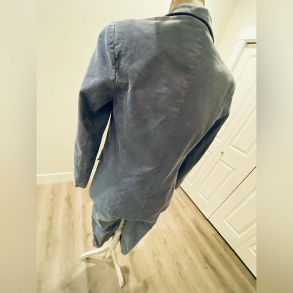 ASOS Blue Double Breasted Corduroy Blazer - Picture 5 of 6